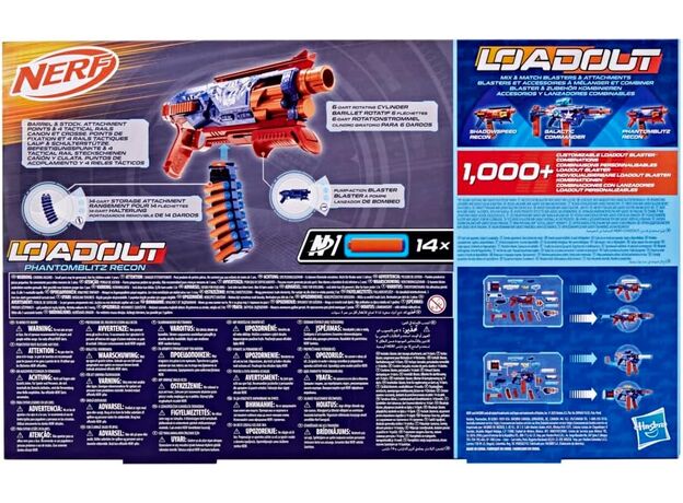 تفنگ نرف Nerf مدل N Series Loadout Phantomblitz Recon, تنوع: G3372-Phantomblitz, image 6