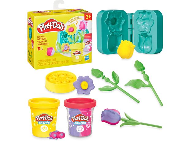 ست خمیربازی گل لاله و نرگس Play Doh, تنوع: G2478-Daffodils, image 