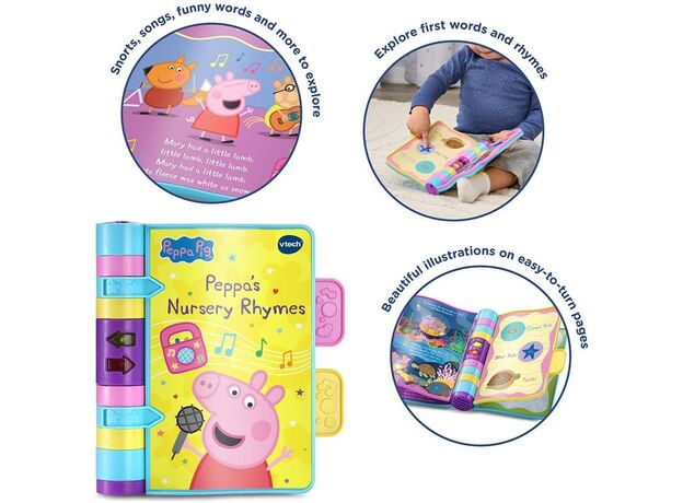 کتاب شعر پپا پیگ VTech, image 7 کتاب شعر پپا پیگ VTech, image 7