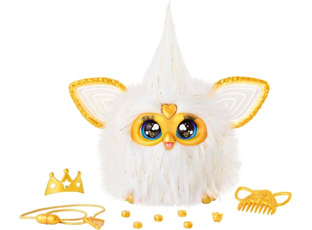 فربی Furby عروسک رباتیک مدل Gold Glam, تنوع: G1938-Gold Glam, image 