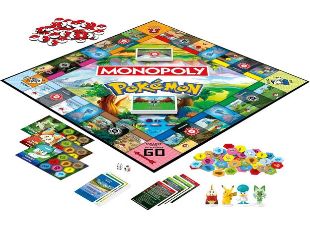 بازی فکری مونوپولی Monopoly مدل پوکمون Pokemon, image 12