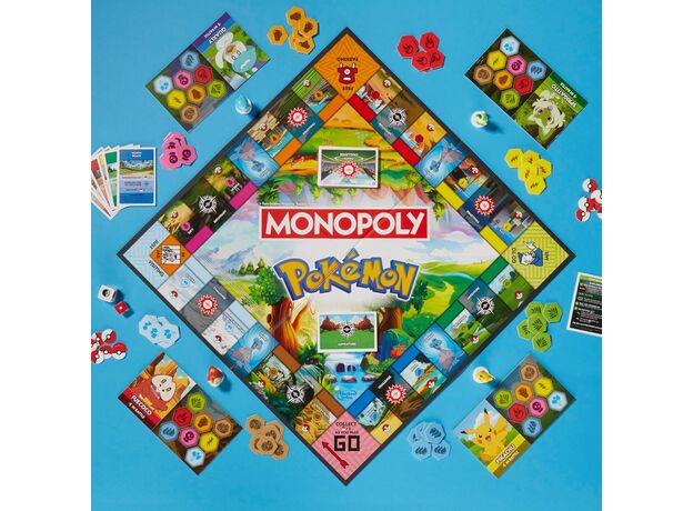 بازی فکری مونوپولی Monopoly مدل پوکمون Pokemon, image 4