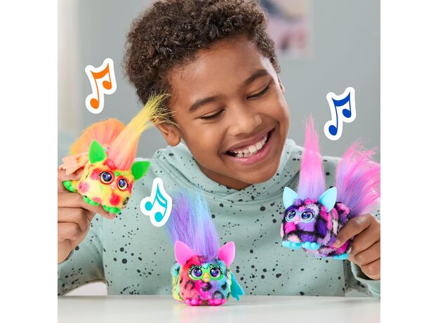 عروسک پولیشی رباتیک DJ فربی کوچولو DJ Furblets Furby مدل Pepp Oh Roni, تنوع: G1784-Pepp Oh Roni, image 4