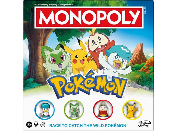 بازی فکری مونوپولی Monopoly مدل پوکمون Pokemon, image 15