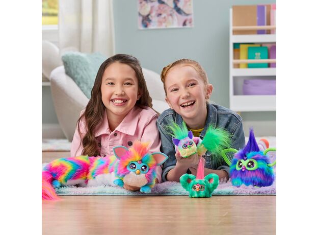 عروسک پولیشی رباتیک DJ فربی کوچولو DJ Furblets Furby مدل Rain-Bow-Kat, تنوع: G1783-Rain-Bow-Kat, image 4
