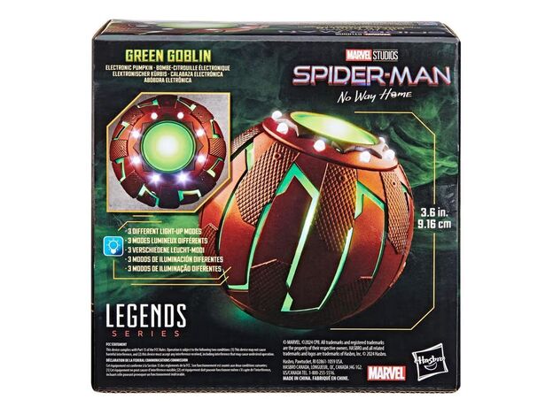 بمب الکترونیکی پامپکین گرین گابلین در مقیاس 1:1 Marvel Legends, image 10