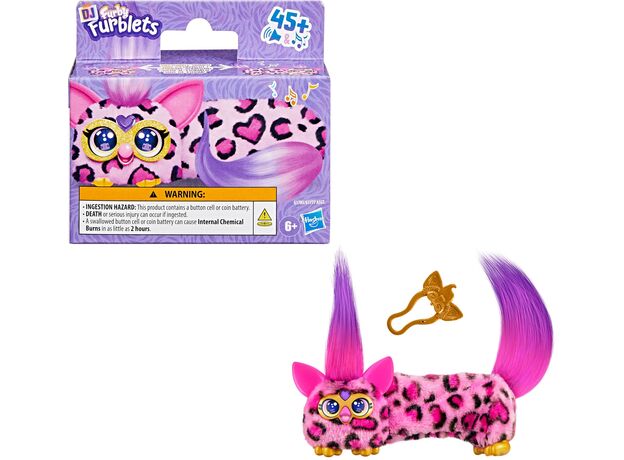عروسک پولیشی رباتیک DJ فربی کوچولو DJ Furblets Furby مدل Kitt Ee Luv, تنوع: G1785-Kitt Ee Luv, image 