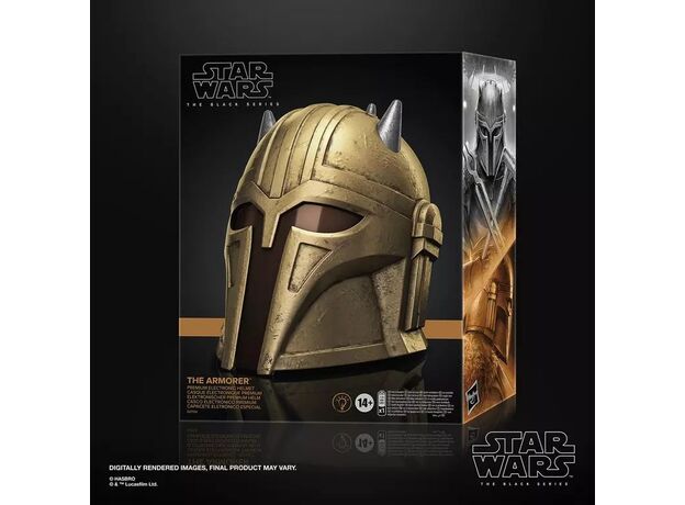 کلاه ویژه زره پوش جنگ ستارگان در مقیاس 1:1 The Black Series, تنوع: G0704-Armorer, image 9