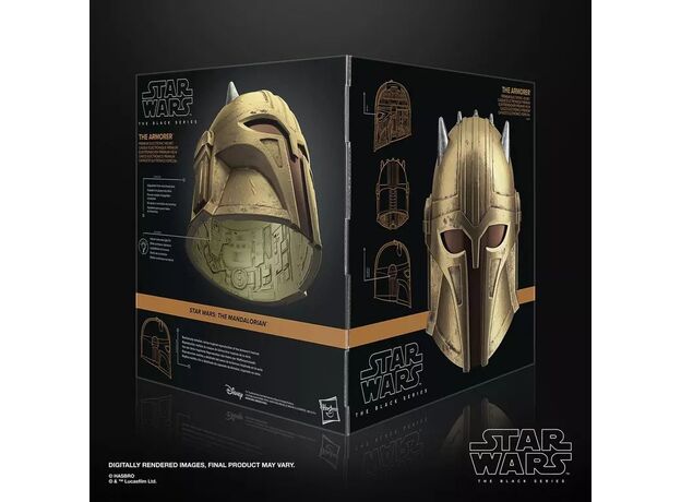کلاه ویژه زره پوش جنگ ستارگان در مقیاس 1:1 The Black Series, تنوع: G0704-Armorer, image 10