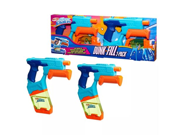 پک دو تایی تفنگ های آبپاش نرف Nerf مدل Super Soaker Dunk-Fill, image 