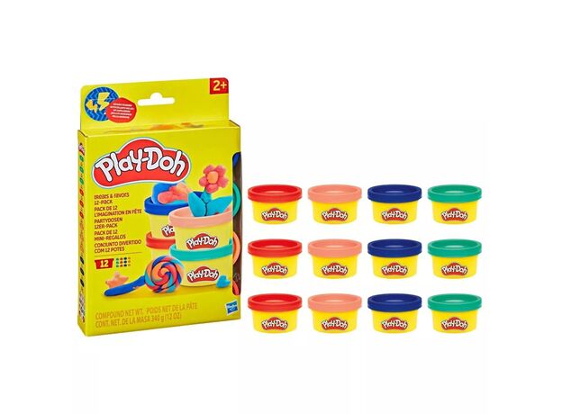 پک 12 تایی خمیربازی Play Doh مدل خوراکی ها و طعم‌ ها, image 