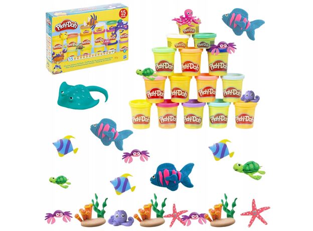 پک 15 تایی خمیربازی کلاسیک Play Doh, image 
