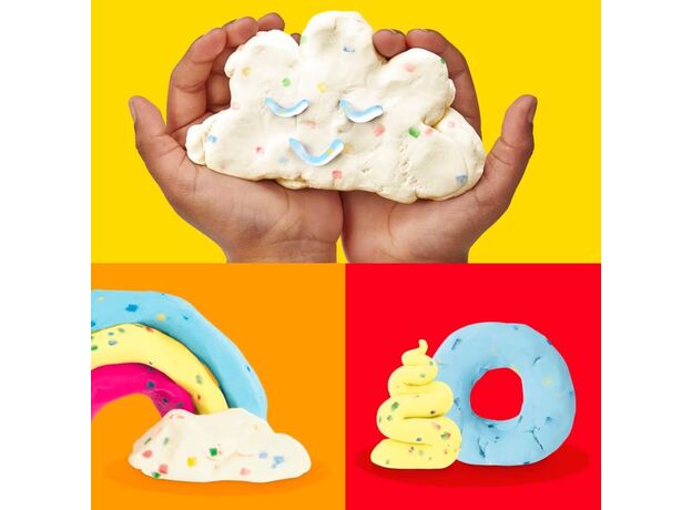 پک 4 تایی خمیربازی Play Doh با تکه های کاغذ رنگی, image 5
