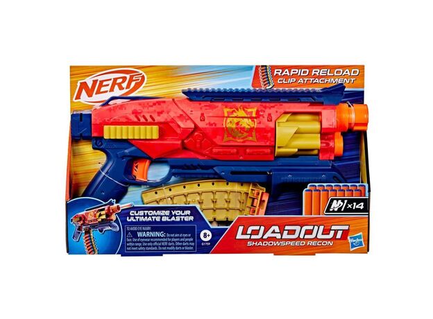 تفنگ نرف Nerf مدل N Series Loadout Shadowspeed Recon, تنوع: G1759-Shadowspeed, image 13