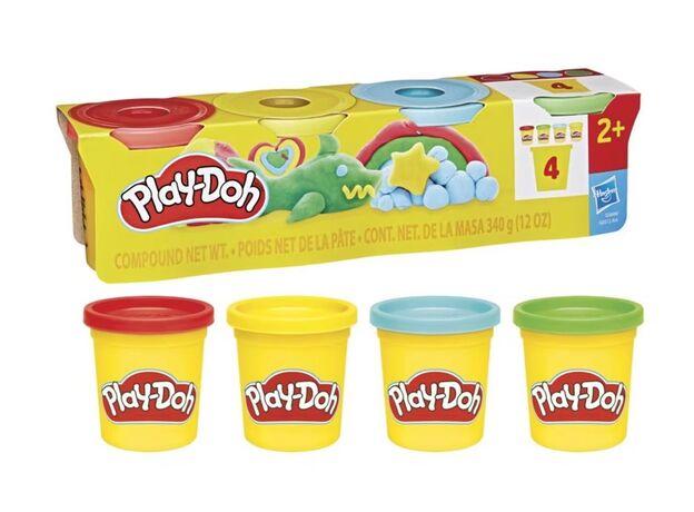 پک 4 تایی خمیربازی کلاسیک  Play Doh, image 