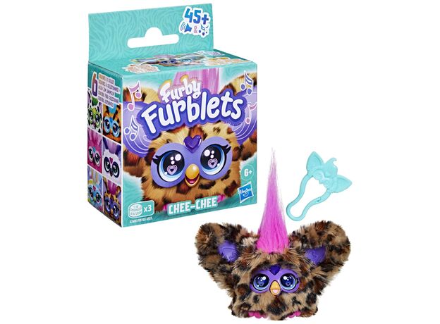 عروسک پولیشی رباتیک فربی کوچولو Furblets Furby مدل Chee-Chee, تنوع: G1697-Chee-Chee, image 