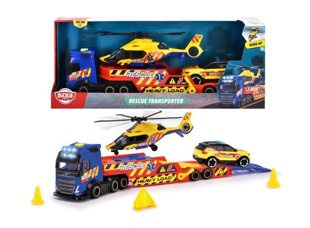 تریلی حمل و نقل ماشین های امدادی Dickie Toys, image 