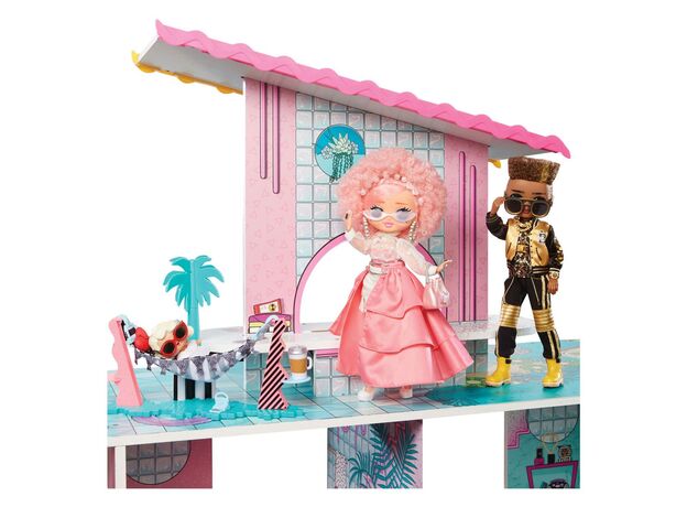 خانه 360 درجه چوبی عروسک های LOL OMG با 85 سوپرایز مدل Fashion House, image 8