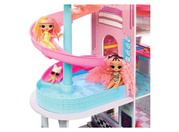 خانه 360 درجه چوبی عروسک های LOL OMG با 85 سوپرایز مدل Fashion House, image 9