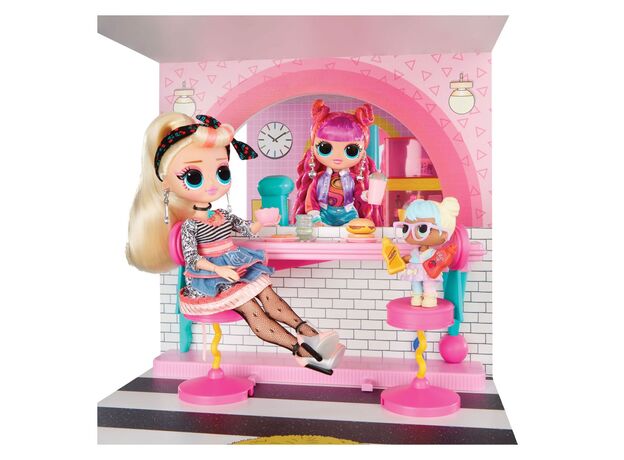 خانه 360 درجه چوبی عروسک های LOL OMG با 85 سوپرایز مدل Fashion House, image 6