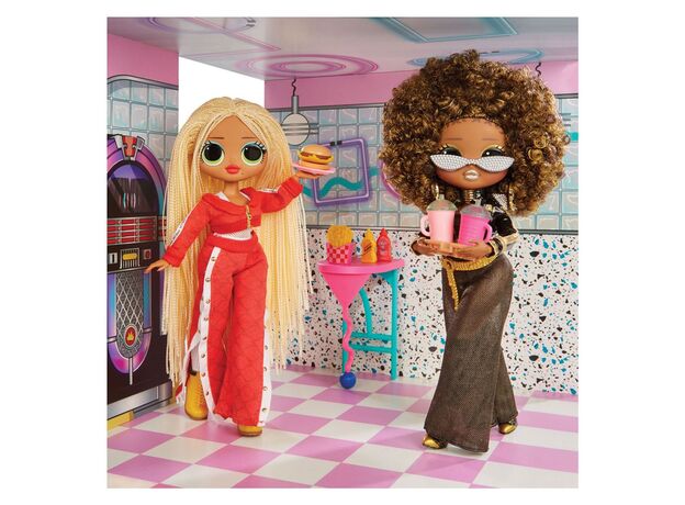 خانه 360 درجه چوبی عروسک های LOL OMG با 85 سوپرایز مدل Fashion House, image 4