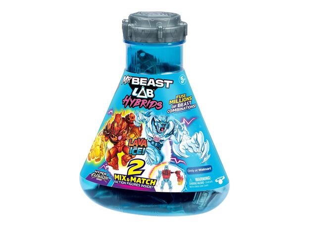 پک 2 تایی فیگورهای MrBeast Lab سری Hybrids مدل گدازه و یخ, image 8