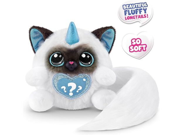 عروسک سورپرایزی رینبوکورنز RainBocoRns سری Kittycorn  با دم سفید, تنوع: 92116-white, image 5