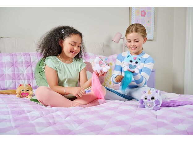 پک کمبو دوتایی عروسک های سورپرایزی رینبوکورنز RainBocoRns سری Kittycorn و Puppycorn مدل سفید و طلایی, تنوع: 92123-white, image 2