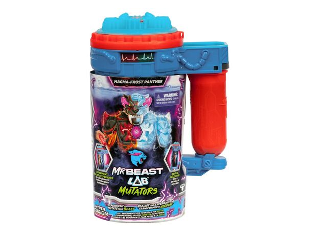 ست فیگور 14 سانتی MrBeast Lab سری Mutators مدل Magma Frost Panther, image 4 ست فیگور 14 سانتی MrBeast Lab سری Mutators مدل Magma Frost Panther, image 4