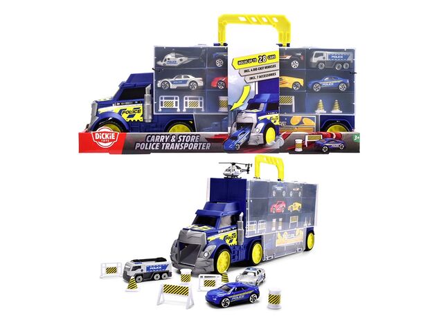 کامیون حمل ماشین پلیس Dickie Toys, تنوع: 203337004-Police, image 