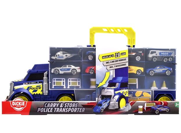 کامیون حمل ماشین پلیس Dickie Toys, تنوع: 203337004-Police, image 3