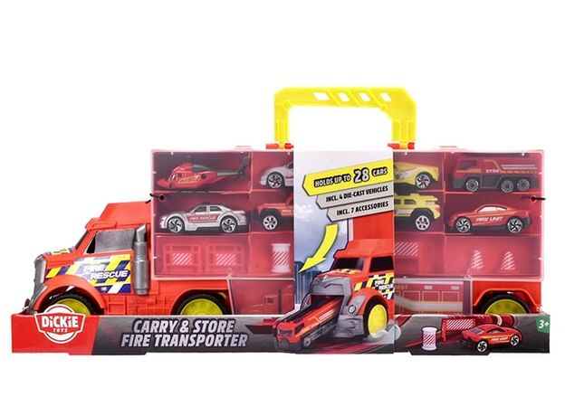 کامیون حمل ماشین آتش نشانی Dickie Toys, تنوع: 203337005-Fire, image 3