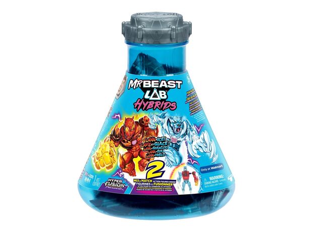 پک 2 تایی فیگورهای MrBeast Lab سری Hybrids مدل گدازه و یخ, image 9