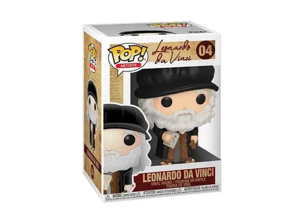 فیگور 9 سانتی فانکو پاپ لئوناردو داوینچی (04), image 3 فیگور 9 سانتی فانکو پاپ لئوناردو داوینچی (04), image 3