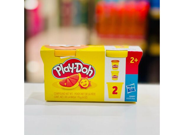 پک 2 تایی خمیربازی  Play Dohمدل نارنجی و زرد, image 