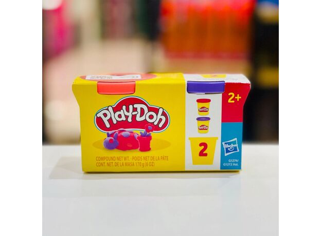 پک 2 تایی خمیربازی  Play Doh مدل بنفش و قرمز, تنوع: G1272-Purple, image  پک 2 تایی خمیربازی  Play Doh مدل بنفش و قرمز, تنوع: G1272-Purple, image