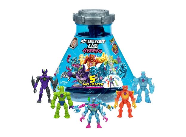 مگا پک 5 تایی فیگورهای  MrBeast Lab سری Hyper Fusion مدل Hybrids, image 