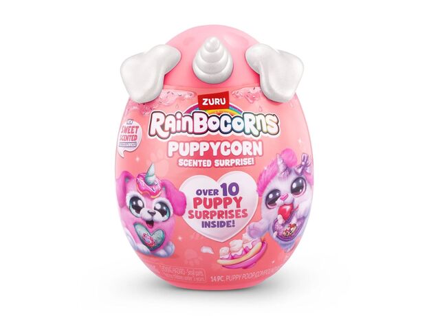 پک کمبو دوتایی عروسک های سورپرایزی رینبوکورنز RainBocoRns سری Kittycorn و Puppycorn مدل سفید و طلایی, تنوع: 92123-white, image 5