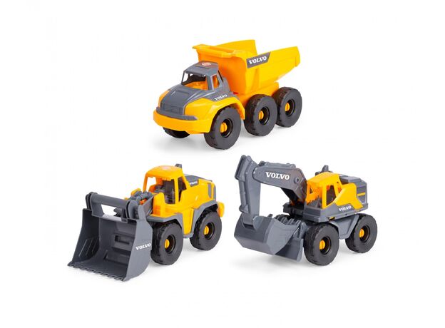 پک 3 تایی ماشین های عمرانی 26 سانتی ولوو Dickie Toys, image 3