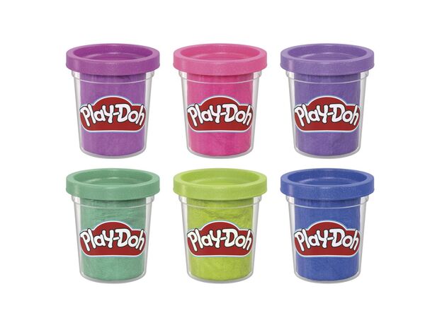 پک 6 تایی خمیربازی Play Doh مدل قورباغه درخشان, image 2 پک 6 تایی خمیربازی Play Doh مدل قورباغه درخشان, image 2