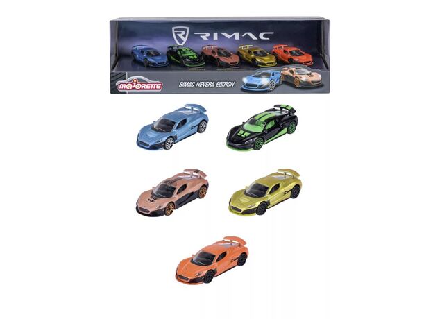 پک 5 تايی ماشين های فلزی Majorette مدل Rimac Nevera Edition, image 