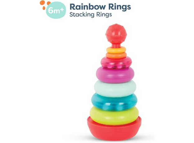 ست حلقه های رنگین کمانی B.Toys, image 4
