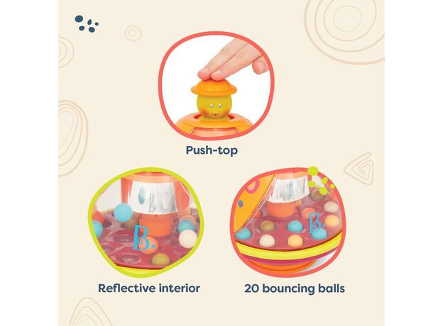 بازی پاپی تاپی کفشدوزکی B.Toys, image 3