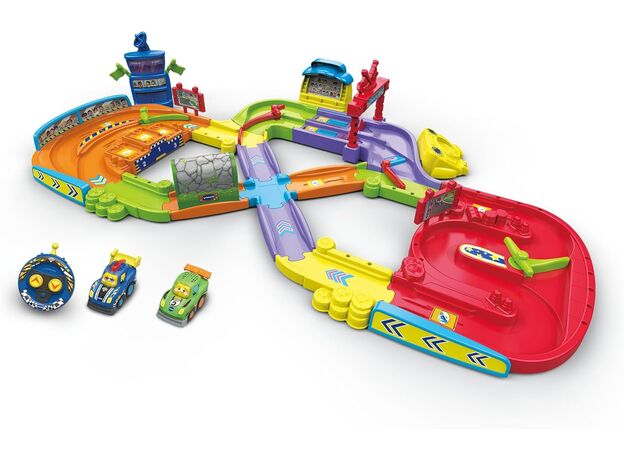 مسیر مسابقه به همراه ماشین کنترلی Toot Toot Drivers VTech, image 8