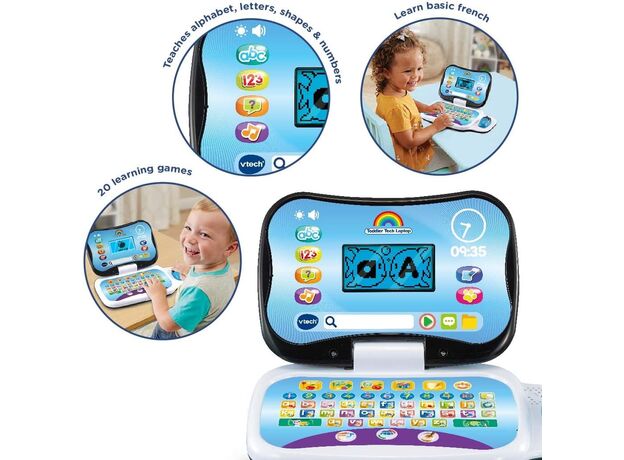 لپ تاپ آموزشی VTech آبی, تنوع: 524803vt-Blue, image 