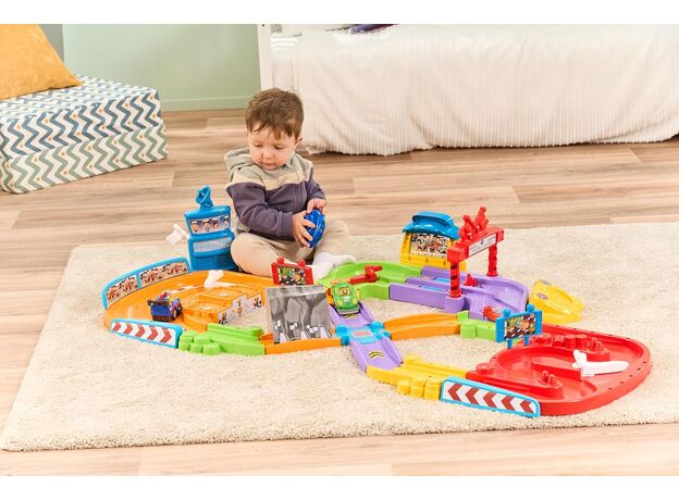 مسیر مسابقه به همراه ماشین کنترلی Toot Toot Drivers VTech, image 
