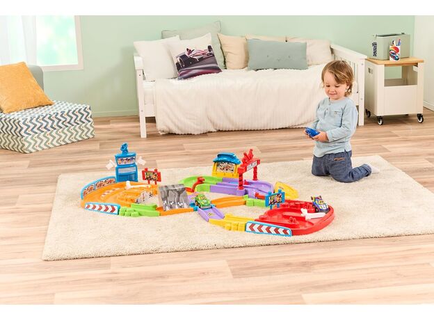 مسیر مسابقه به همراه ماشین کنترلی Toot Toot Drivers VTech, image 4