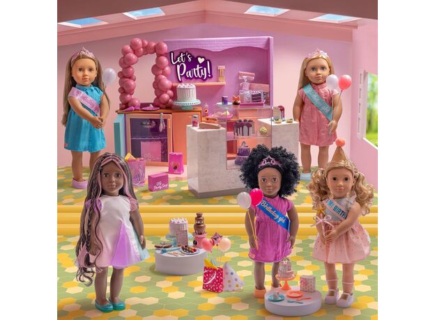 عروسک 46 سانتی OG مدل Romy همراه با اکسسوری جشن تولد, image 7