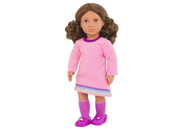 عروسک 46 سانتی OG مدل Finley همراه با اکسسوری و کتاب استیکر, image 6