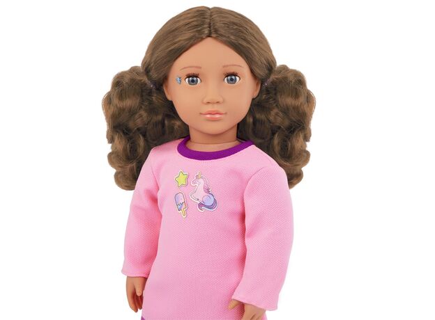 عروسک 46 سانتی OG مدل Finley همراه با اکسسوری و کتاب استیکر, image 9